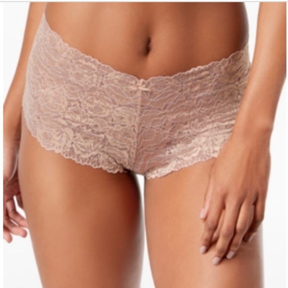 NWT INC Intimates Beige Floral Everyday Boy Short Size: L - Picture 1 of 1